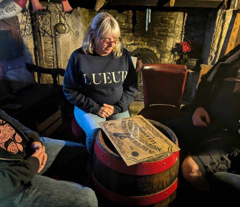 Sifu K Ouija Board at Ancient Ram inn investigation